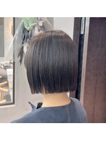 ロンドシエル 横浜(Lond ciel)&nbsp;イメチェン外ハネボブ美髪ワイドバング/レイヤーカット顔周り