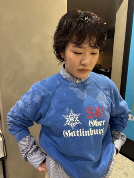 コレットヘアー ザモリオカ(Colette HAIR the MORIOKA) パーマを活かしたショートカット