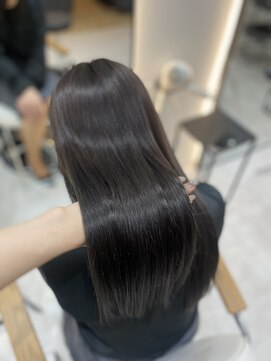 ジーナ 博多筑紫口(Zina) ラベンダーグレージュ×髪質改善ケアカラー