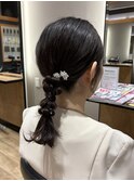TOKIO 編み下ろし ヘアセット