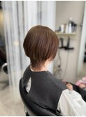 ショートウルフ/脱白髪染め/30代40代50代