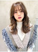 表参道roijir外ハネレイヤー×アッシュブラウン