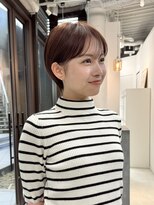 ミィ 表参道(mee.)&nbsp;似合わせカット ショートボブ ショートヘア ハンサムショート