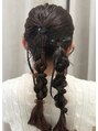 ヘアセットサロン サロンエイミー(salon aemii)&nbsp;流行りのツイン編み下ろし♪