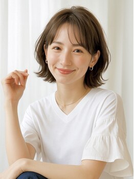 アンドヘアサロン(AND hair salon)の写真/【夙川/苦楽園/甲陽園】隠すだけでなく、あなたの色味に◎ナチュラルなカラーで毎日を楽しく♪