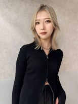 ロンド マーレ 天神大名店(Lond mare) 梶原指名 デジタルパーマ/チェリーブラウン/フェザーパーマ