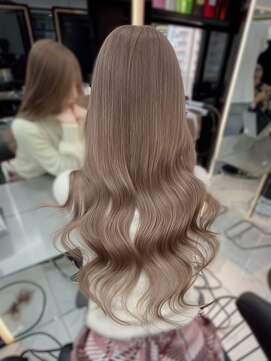 ラピス 渋谷本店(Lapis) グレージュ/レイヤーカット/髪質改善/エクステ/バイカルテ