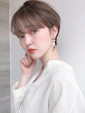 セイドット オモテサンドウ(Say. omotesando) Say.くびれショートレイヤーひし形ショートアッシュベージュ青山