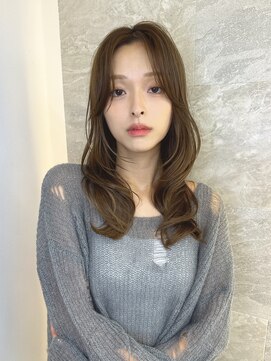 ロンドアヴァントゥス 池袋(Lond aventus) オリーブグレー/レイヤーカット/韓国風巻き/髪質改善/池袋