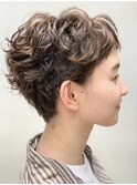 ピンパーマ.ピクシーショート ベリショ ベリショパーマ レイヤー