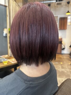 ロンド(Le Rond) ダークレッド/ローズブラウン/ココアブラウン/切りっぱなしボブ