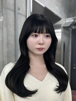 エヌアイ オモテサンドウ(ni omotesando) 透明感抜群!オリーブグレージュ★★ 顔周りカット