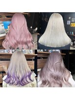 ココ 横浜(coco)&nbsp;ハイライト、ブリーチ、ダブルカラー、インナーカラー、エクステ