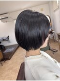 丸みショートボブ