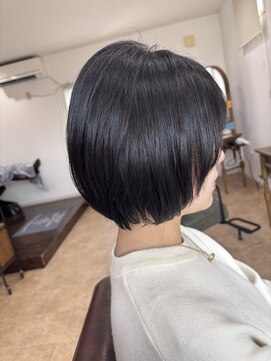 丸みショートボブ