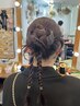 シャンプーブローとヘアアレンジ