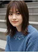 レイヤーボブ髪型20代30代40代50代前髪あり前髪なし面長丸顔越谷