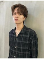 シキ 渋谷(siki) メンズカット/センターパート/アッシュブラウン/渋谷/原宿