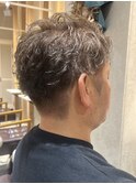 スパイラルパーマ/アップバング/アッシュブラウン/HearPut府中