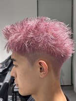 オーシャントーキョー 神戸(OCEAN TOKYO KOBE)&nbsp;ペールピンク刈り上げスパイキーショート