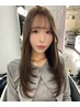 【平日限定】韓国風コテ巻き仕上げ♪レイヤーカット+透明感カラー#韓国