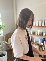 リオール(hair relaxation Re'all)&nbsp;【倉島春名】大人ショートボブ★グレージュカラー