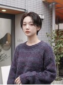 新宿若松河田曙橋毛流れパーマハンサムショートパーマ20代30代