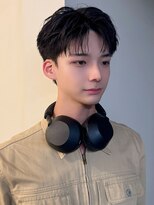 ノラ シブヤ(NORA)&nbsp;シースルーマッシュコンマバングフェザーショートダウンパーマ