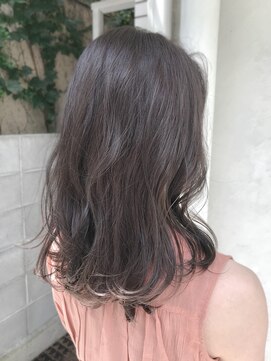 チョビー 銀座(chobii) 道村/ネイビーカラー/ダブルバング/伸ばしかけ/セミディ/