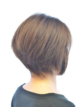 ヘアヌーダ ショートボブ、髪質改善、白髪ぼかし、キッズカット、カット