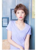 ひし形♪ニュアンスパーマショート
