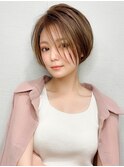 錦糸町　オリーブグレージュ/透け感/シースルー/ウェットヘア