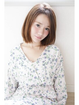 ロロネー 森ノ宮キューズモール(Lolonois) 【Lolonois森ノ宮】大人シンプルボブ（藤岡尚希）