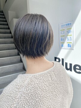 ブルー(Blue) 爽やかショートスタイル