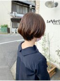 大人可愛い　柔らか丸みショート