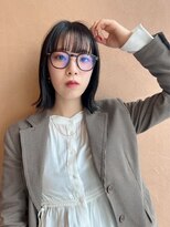 クオン 今泉(quon)&nbsp;【MASAKI】Black×プツっとバング -天神 薬院 今泉-