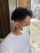 アヴァンス 天王寺店(AVANCE.) MEN'S HAIR ツイスト×センターパート