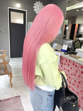 レド(LeDo) 透明感ハイトーンカラー×ペールピンク×ブリーチ×四日市