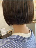 切りっぱなミニしボブ