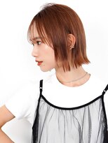 ラフィス ヘアー コタ 明石店(La fith hair cota) 【La fith】タッセルボブ×シアーオレンジ