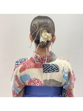 インサイドアウト(IN SIDE OUT+) シニヨン / 水引き / 金箔 / 卒業式【IN SIDE OUT+】