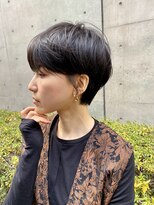 ハルキ ミナト ジャパン オオサカ(HARUKI MINATO japan OSAKA)&nbsp;40代50代小顔似合わせカットくびレイヤーエモージュ大人可愛い