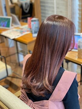 ヘアーショップ エヌアンドエー 越谷店(hair shop N&A) サラ艶ロング髪質改善カラーブリーチ透明感カラーグラデーション
