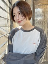 ミンクス渋谷スマートサロン(MINX shibuya smart salon)&nbsp;魅力倍増カール シアーカラー ショート 姫カット ダークアッシュ