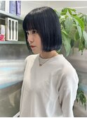 就活カラー/ブルーブラック【佐々木麻衣】