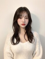 トゥーリ 二日市店(tuuli) 大人女性◆艶レイヤー前髪ピンクベージュ 髪質改善 縮毛矯正