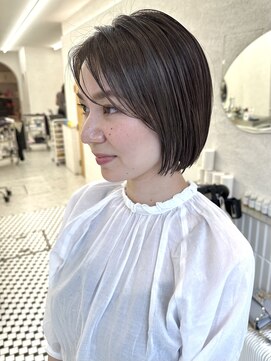 コス(KOS) 【KOS 立川】アッシュグレー×ワンレンボブ