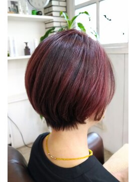 クッキー ヘアーアンドメイク(COOKIE Hair&Make) 【COOKIE】PINK×VIOLET ショート