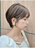 【照井style】30代40代50代大人女性にオススメ/ベージュショート