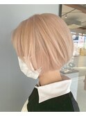 ホワイトベージュ/ベージュ/ショート